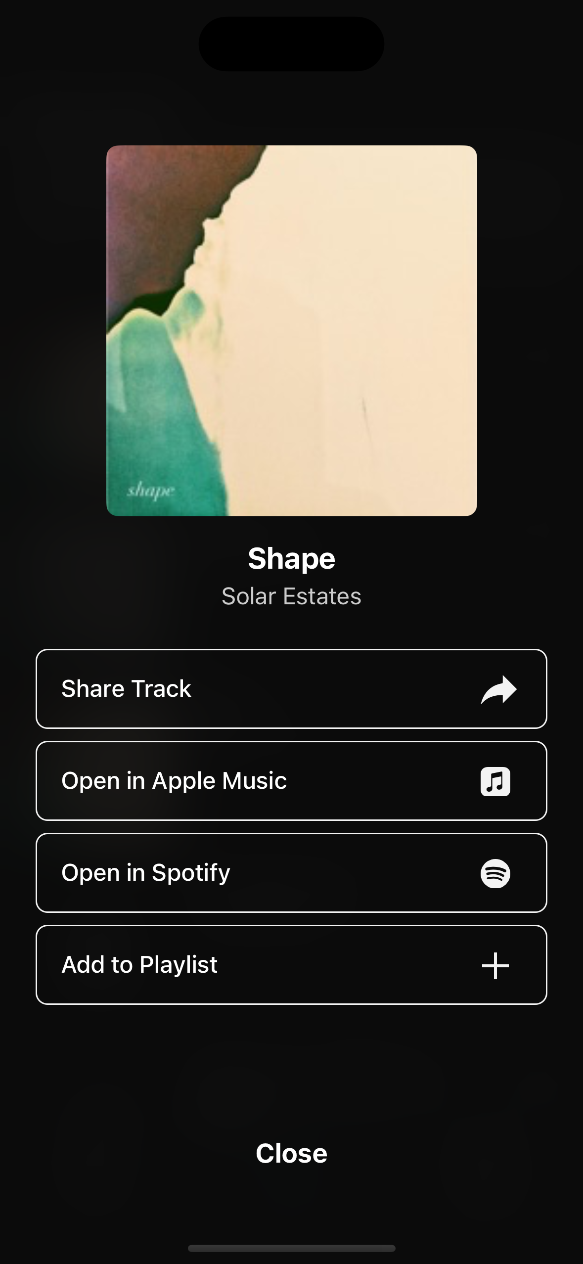 TRKDWN app screenshot - Track details