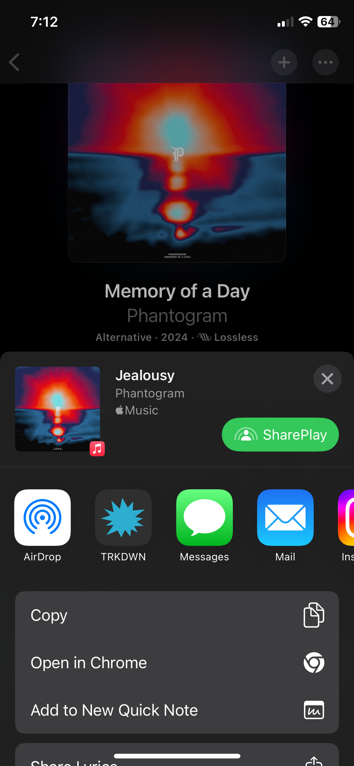 TRKDWN app screenshot - Streaming services